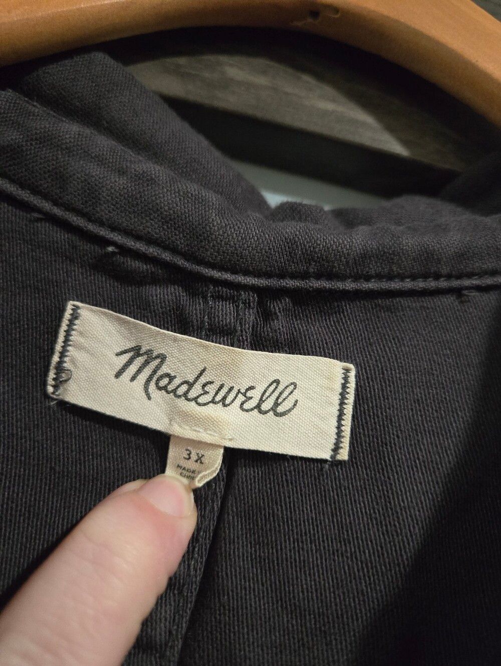 Madewell Utility Boiler Suit Coveralls Charcoal Workwear Jumpsuit 3X - Picture 6 of 8